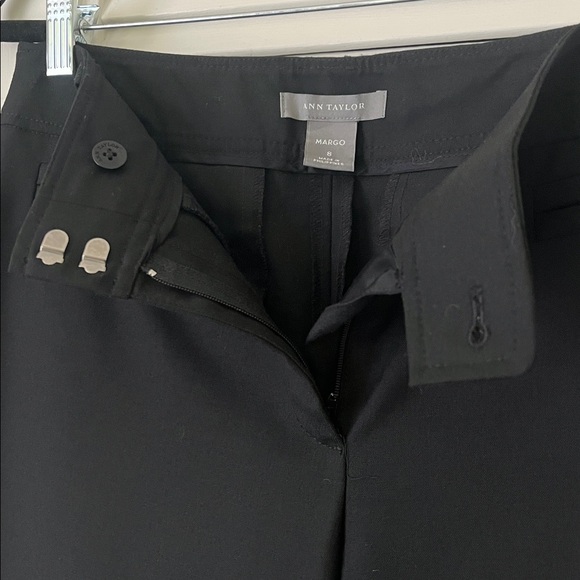 Ann Taylor Black Margo Wide Leg Ankle Pant Size 8 (27" inseam) - Picture 7 of 9